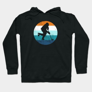 Vintage Ice Hockey Player Hoodie